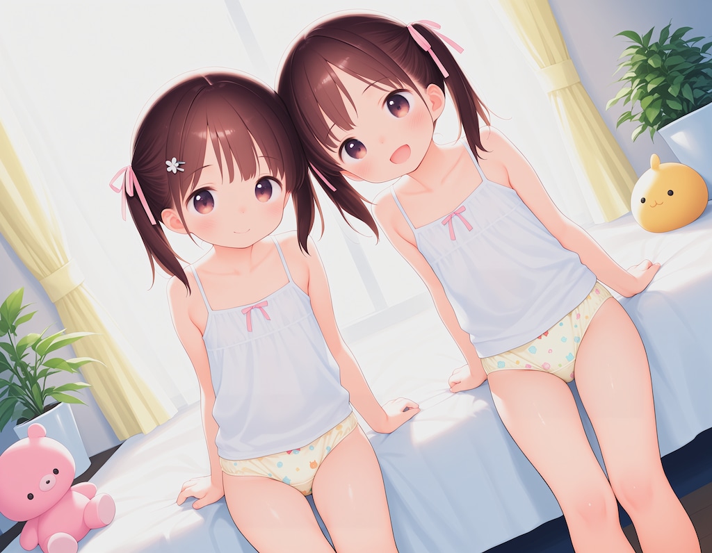 ツインテール姉妹２（下着Ver）