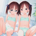 ツインテール姉妹２（下着Ver） 3枚目