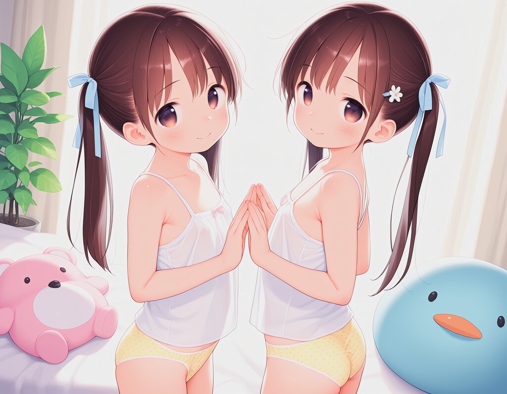 ツインテール姉妹２（下着Ver）