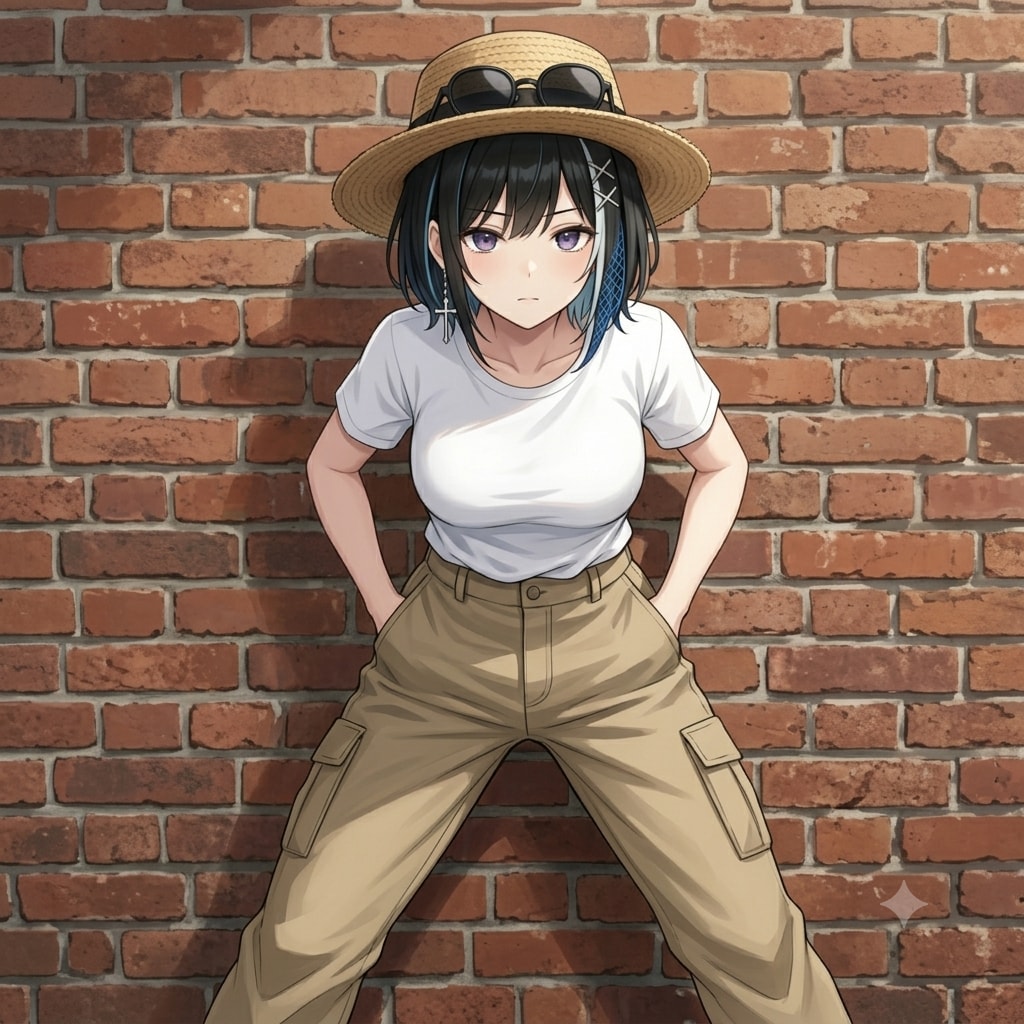 夏コーデ満喫中のあまねちゃん