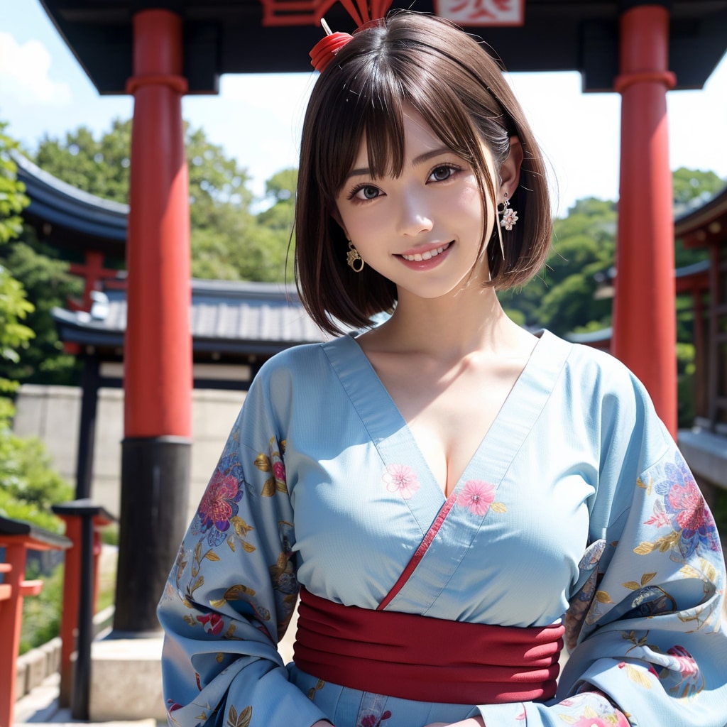 (furisode,obi,tabi,hair_ornament,zouri:1.3)は、効いていないのだろうか？3　20240604