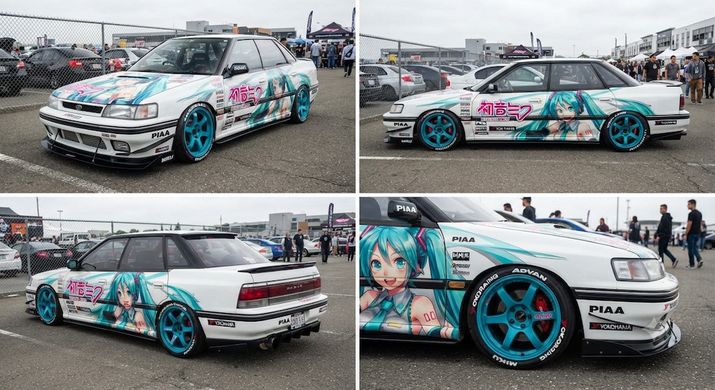 初音ミク痛車レガシィ