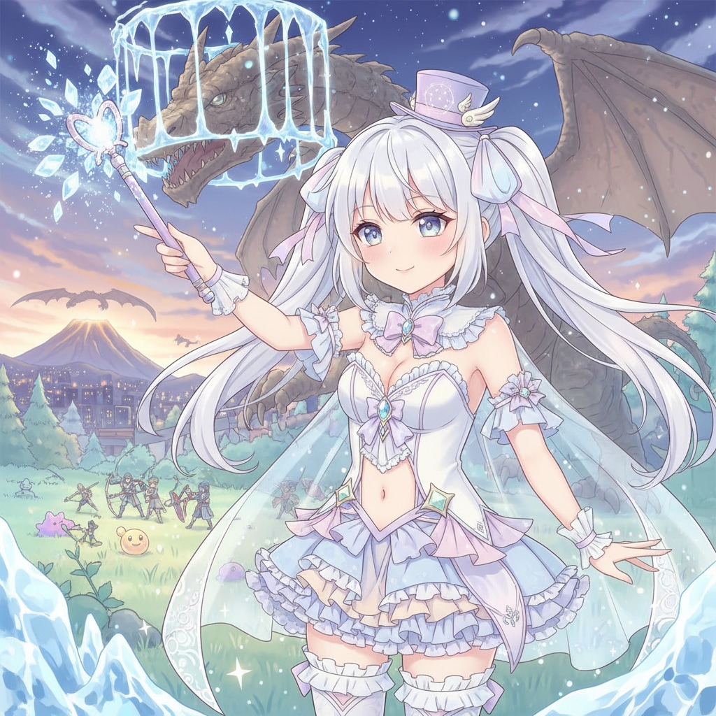 白ツイさん。魔法少女 | の人気AIイラスト・グラビア