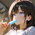 涼しい部屋のアイス 2枚目