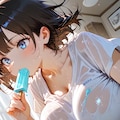 涼しい部屋のアイス 10枚目