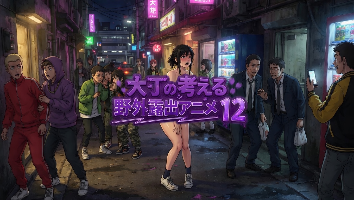 【販売開始】大丁の考える野外露出アニメ12