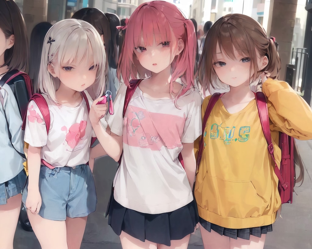 下校中のJSの視線が冷たい