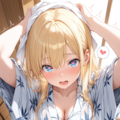リズ家の高澤さん　温泉上がりに髪を乾かしている〇〇ちゃんシリーズ R15 10枚目