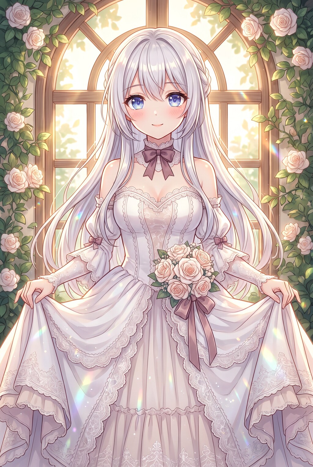 薔薇光庭白銀姫