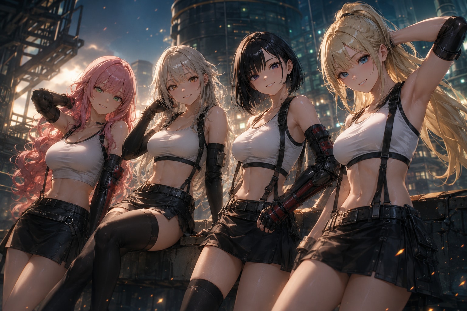 ティファ風コスプレ