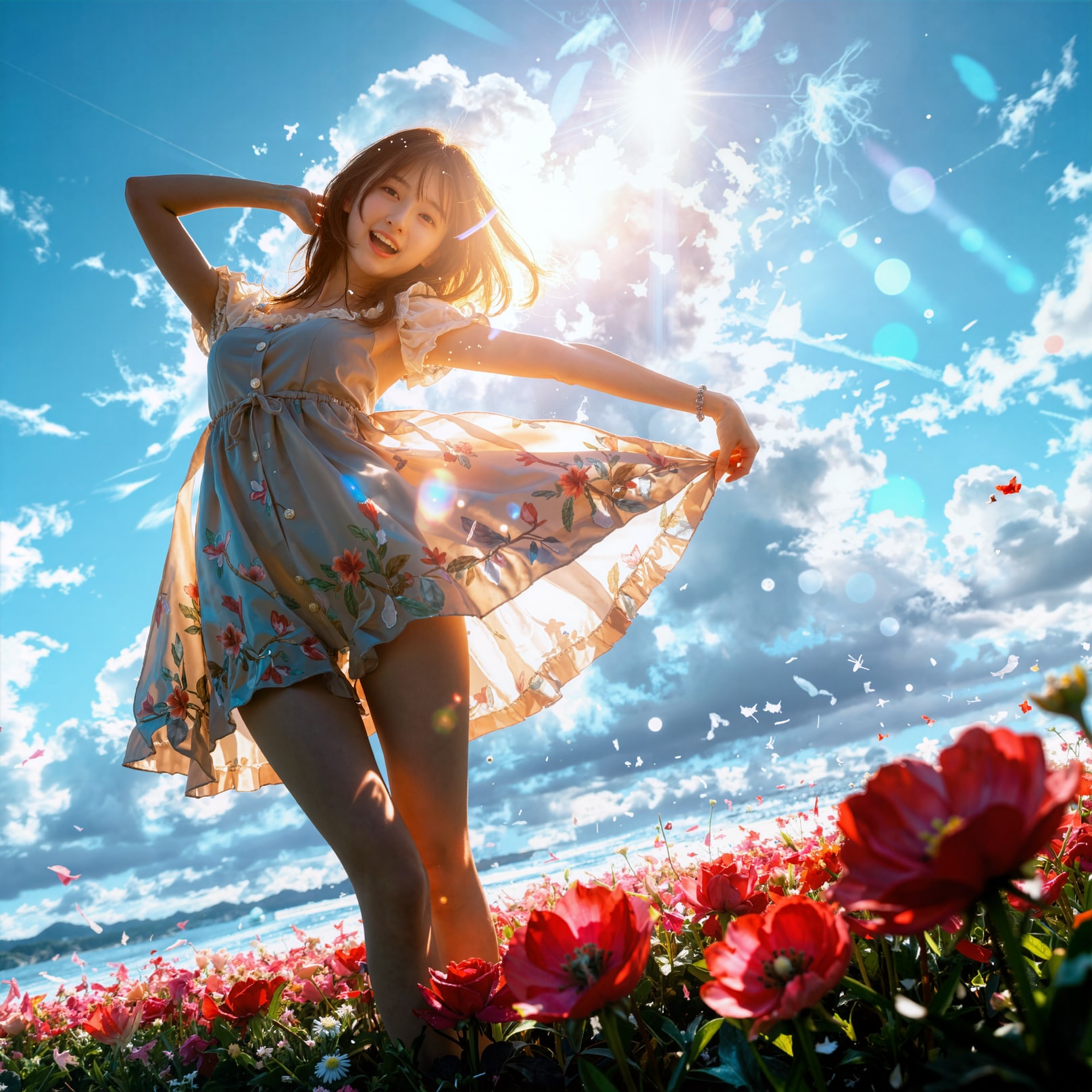 Poppy flower Girl
