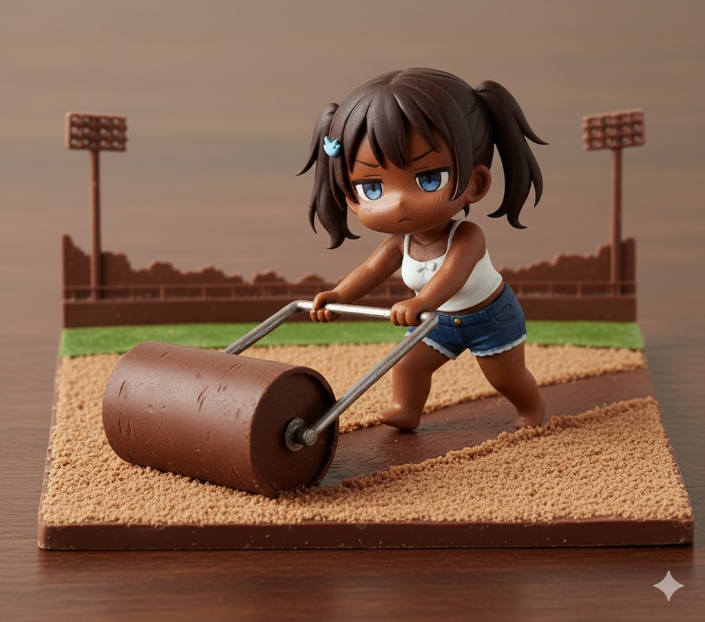 【こなつちゃん】コンダラを正しく使う、こなつちゃん