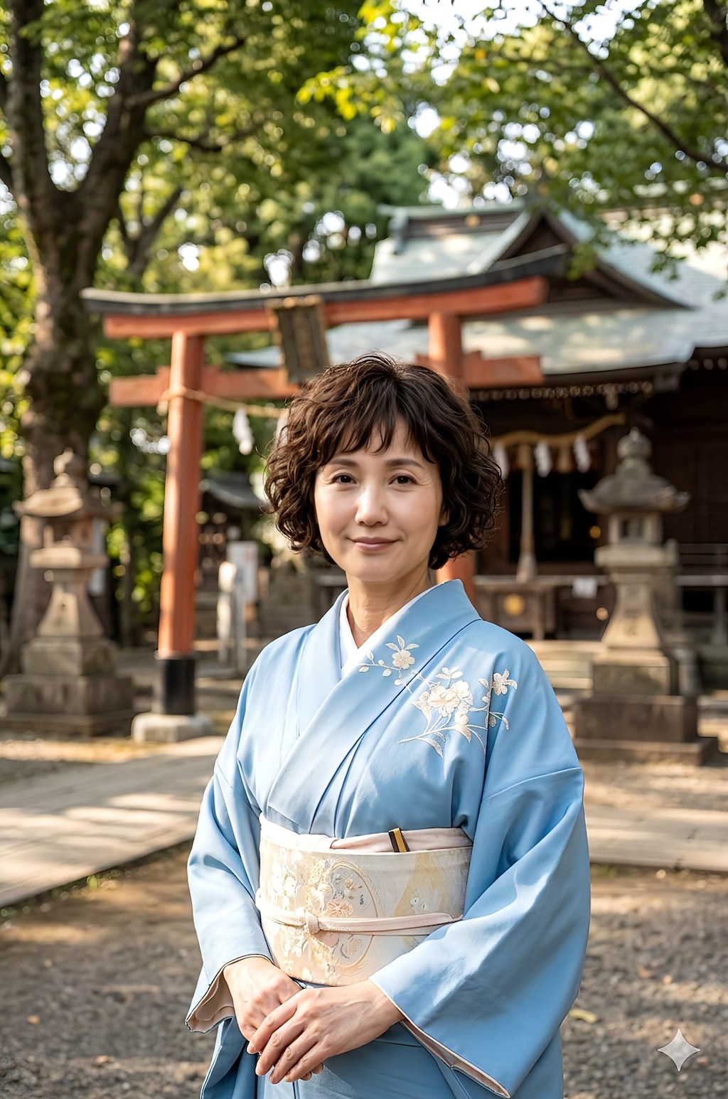 ママはお宮参り