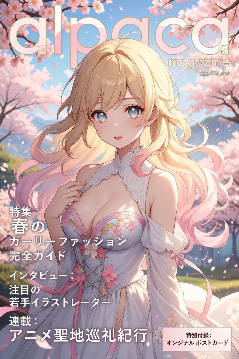 雑誌　春少女