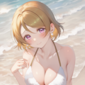はなよと、波と、ビキニと。 10枚目