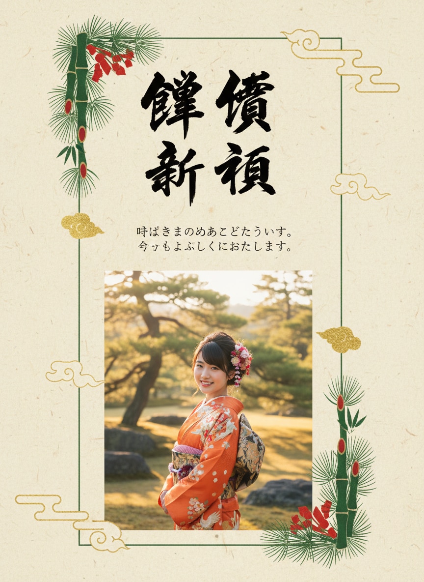 ナンチャッテ年賀状 | の人気AIイラスト・グラビア