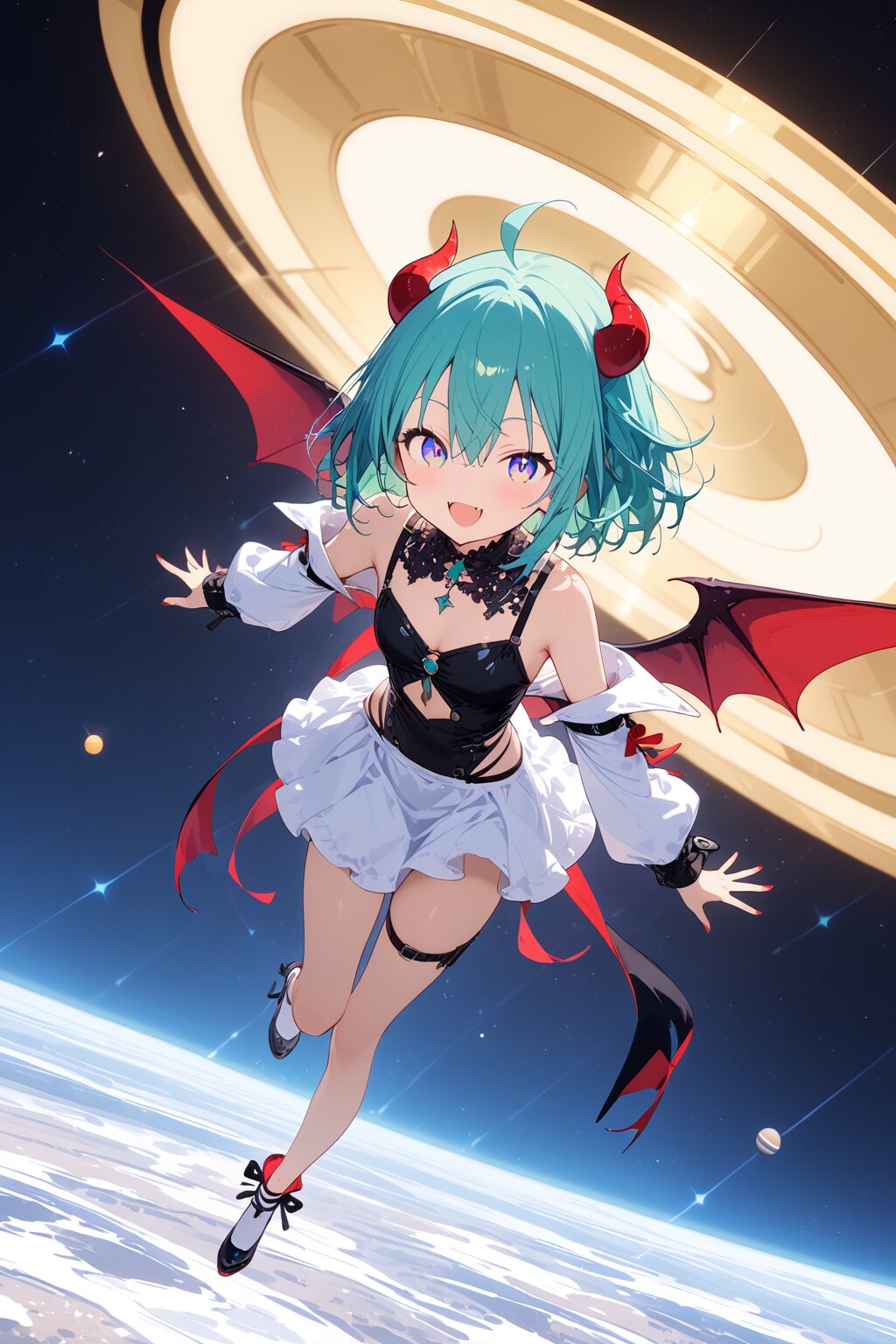 サターンのサタンちゃん | の人気AIイラスト・グラビア