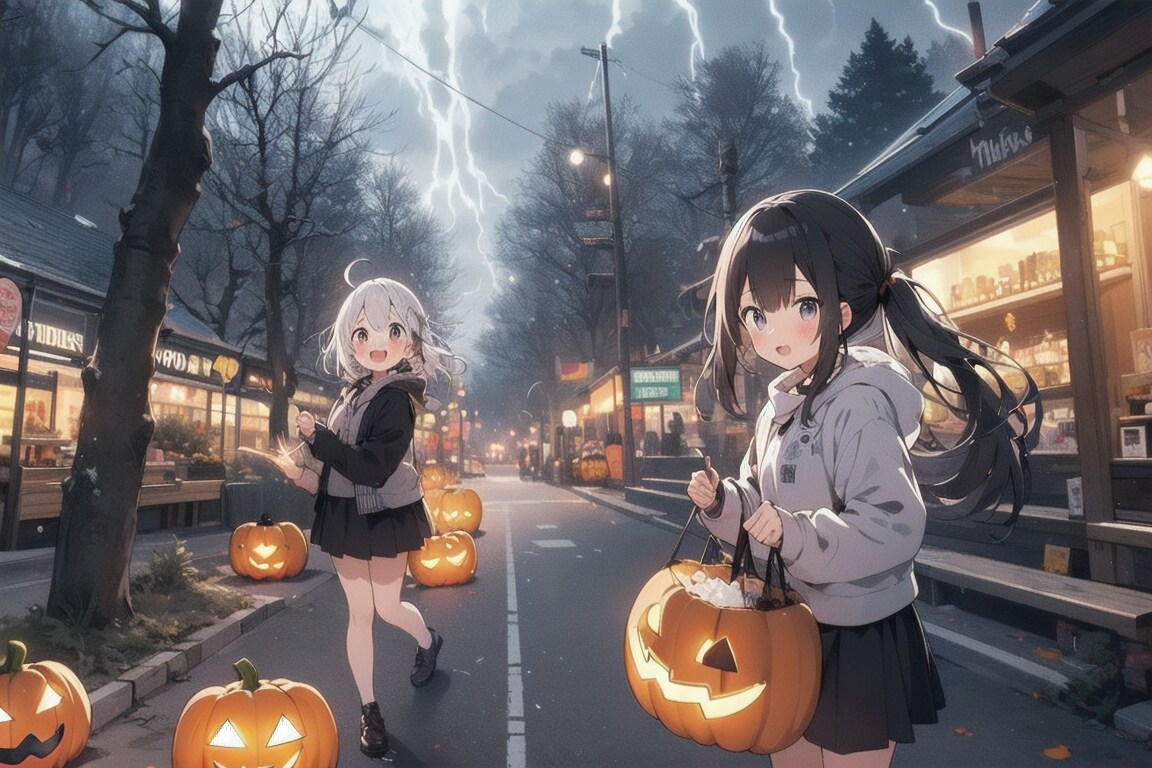 かぼちゃとかみなり