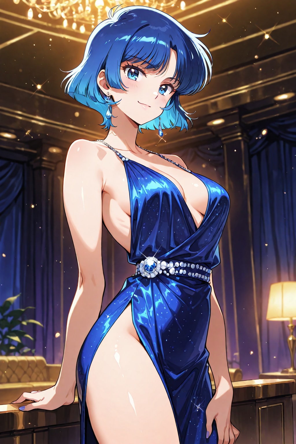 蒼いドレス