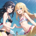 お友達と遊ぶ愛梨紗 2枚目