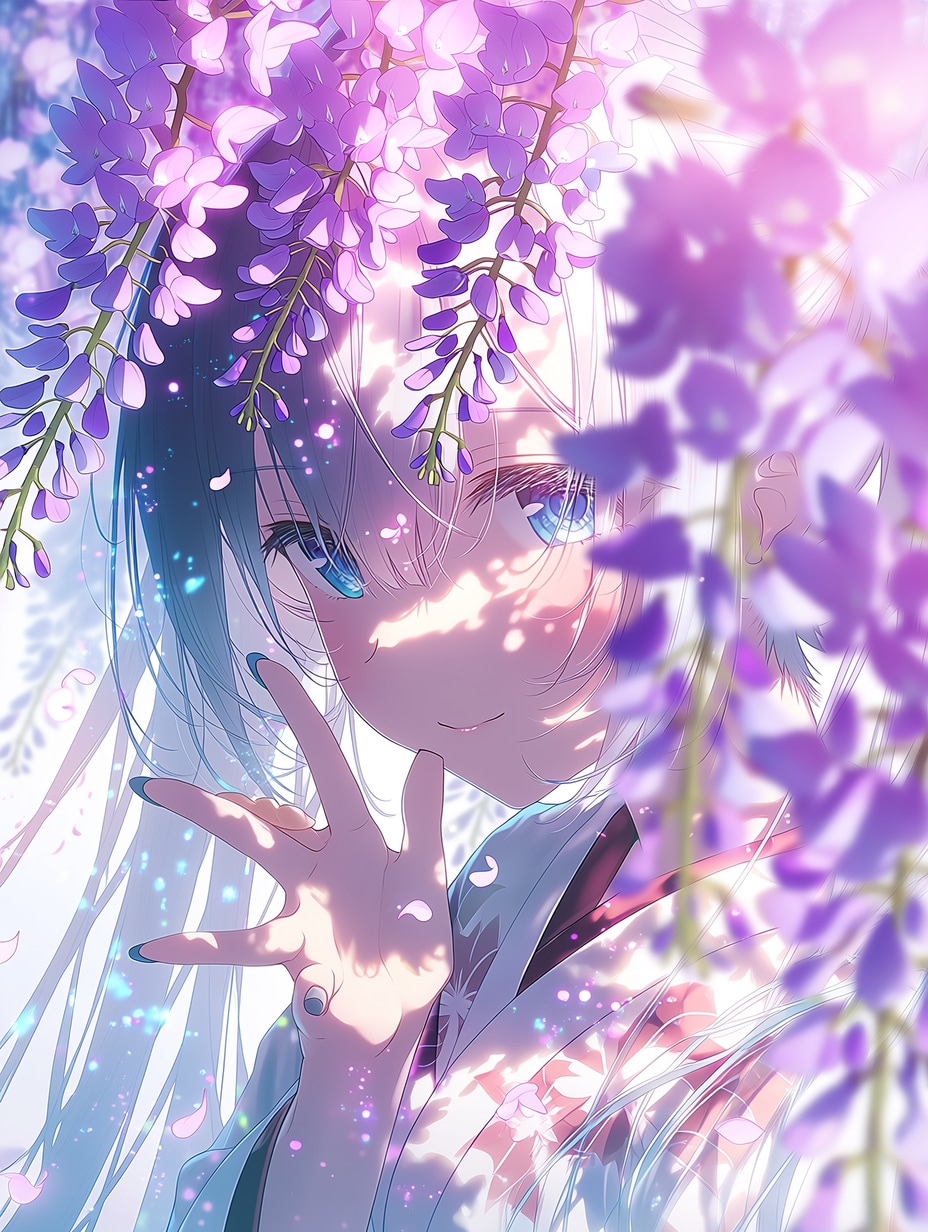 藤の花 | の人気AIイラスト・グラビア