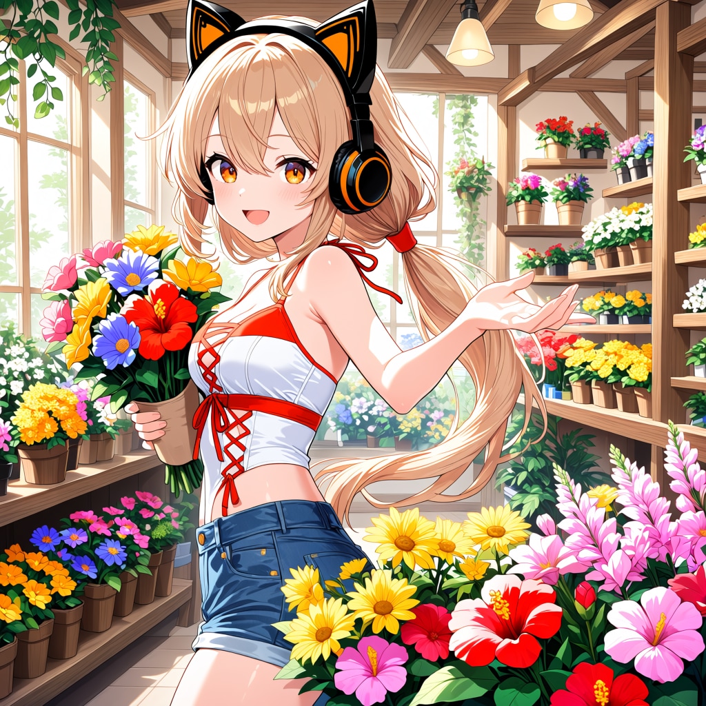 021.薄着な花屋さん