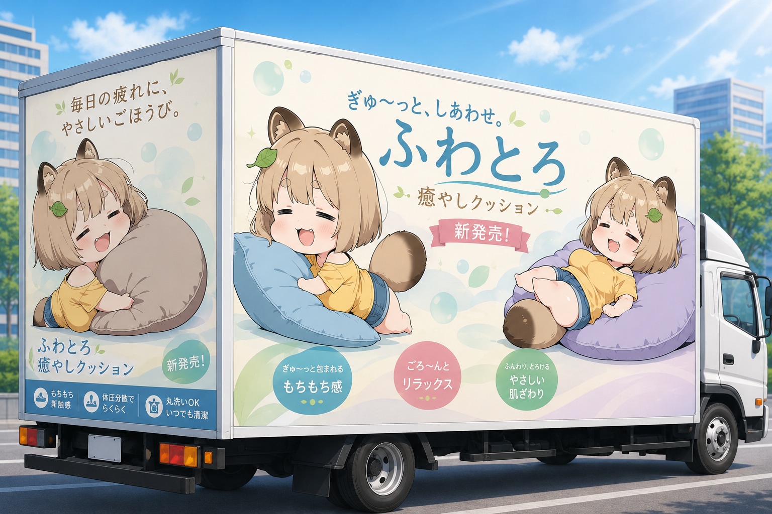 ふわとろ癒しクッションのアドトラック