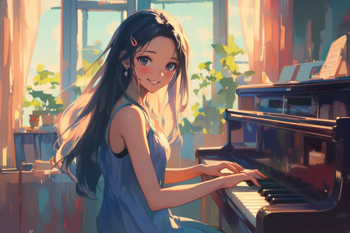 ピアノ少女🎹✨04