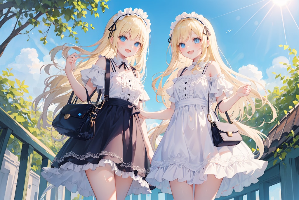 双子の双子コーデ