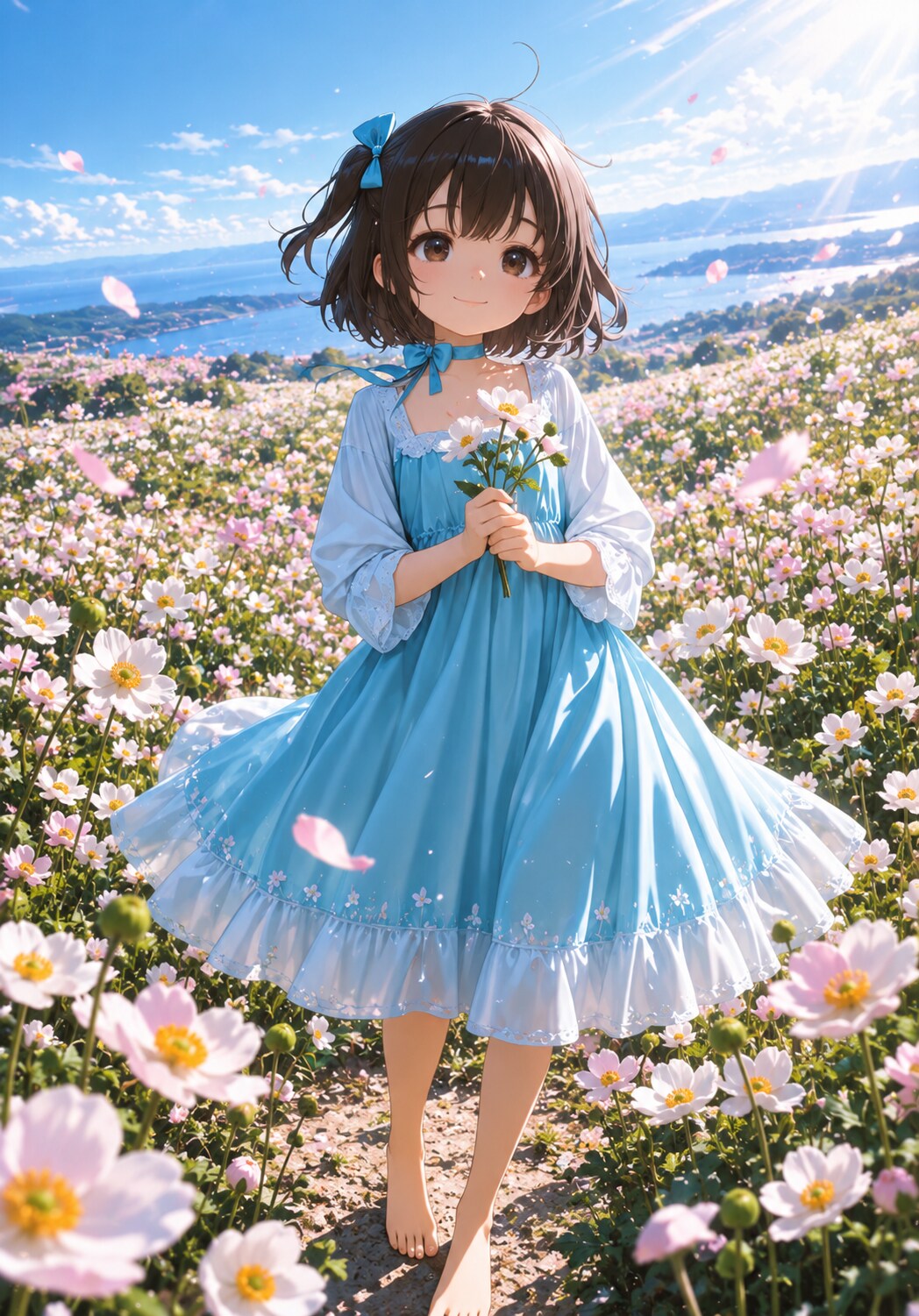 秋明菊の咲く夢の丘 | の人気AIイラスト・グラビア