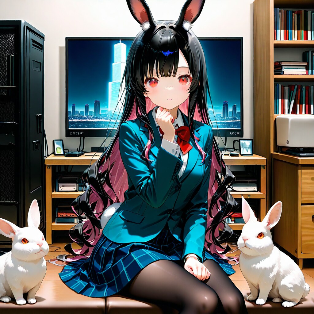 ウサギのニュース番組