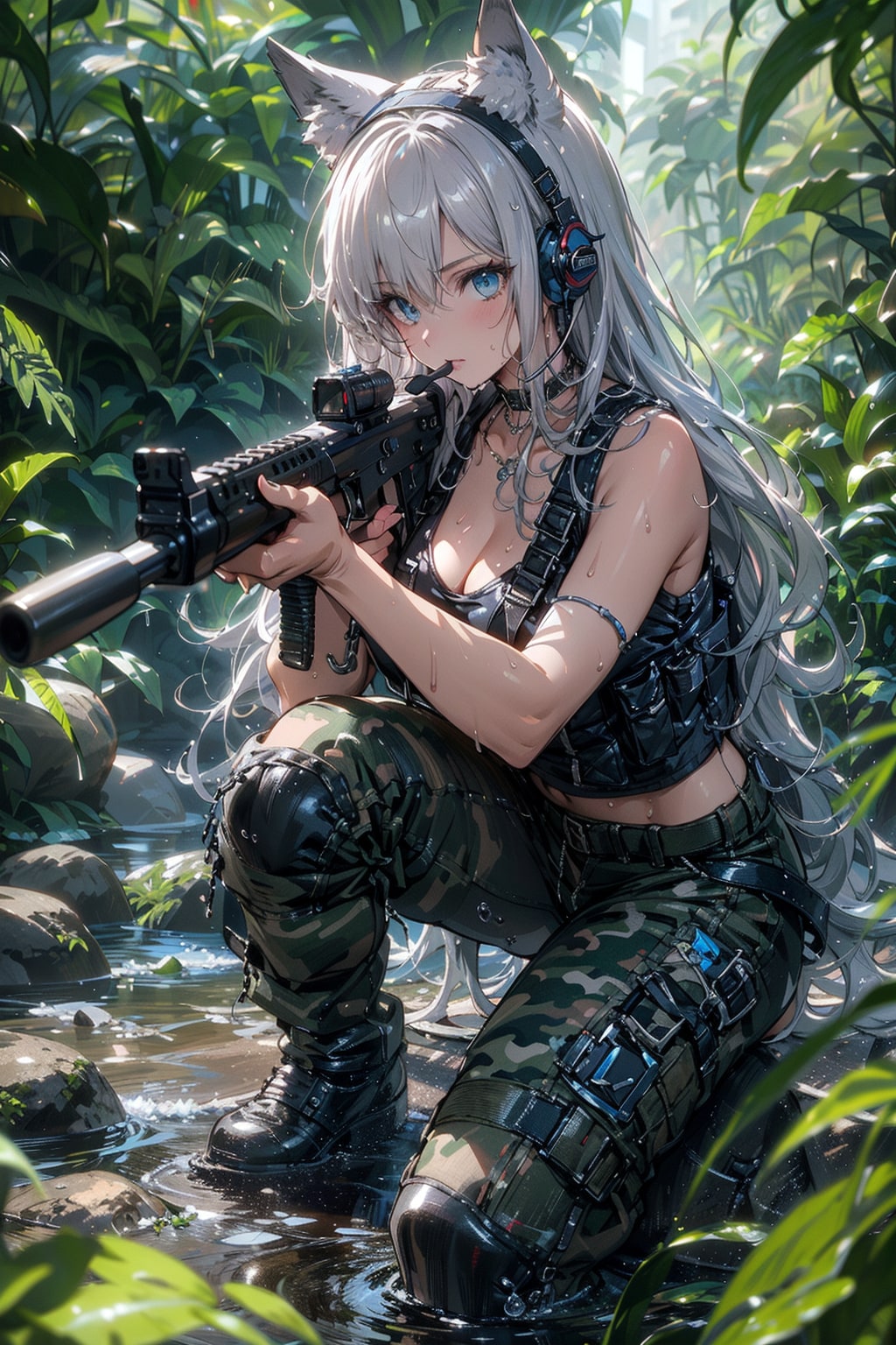ジャングルって暑っついね🐺💦