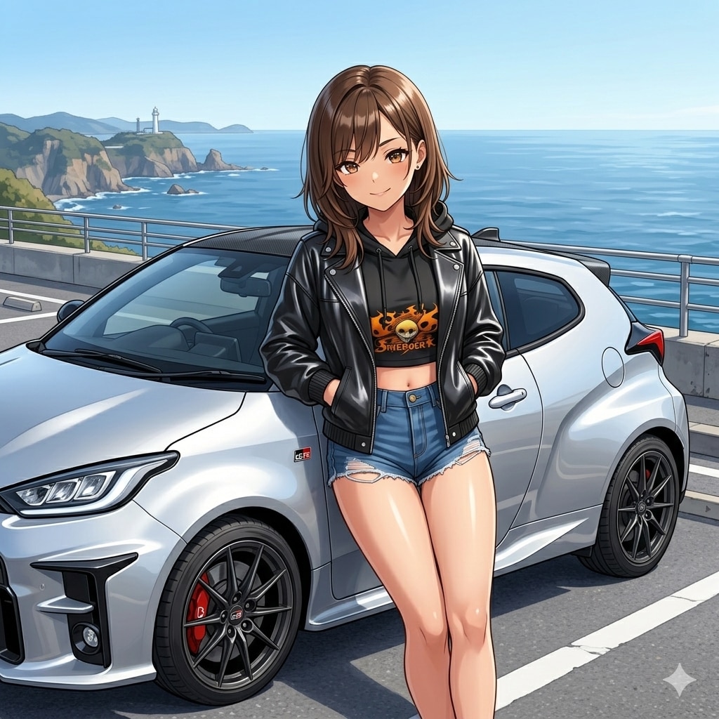 GRヤリスとえるなちゃん