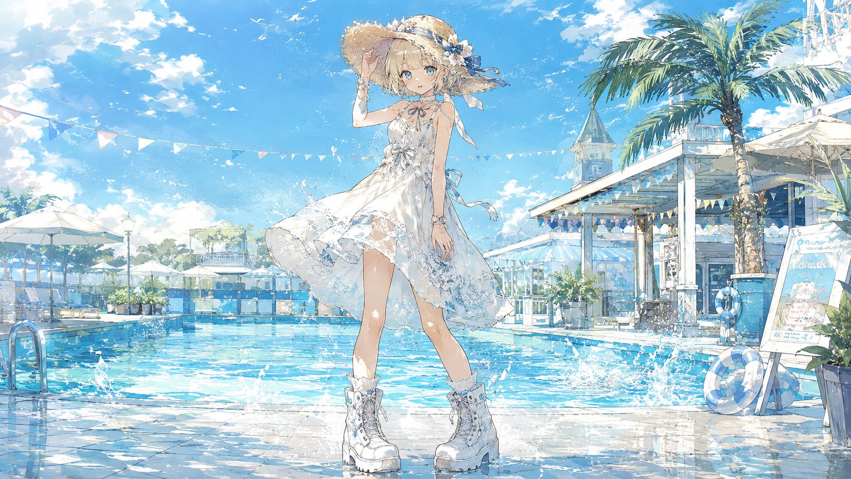 夏空と少女105