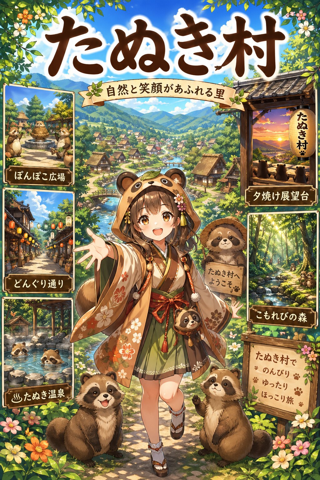 たぬき村へようこそ
