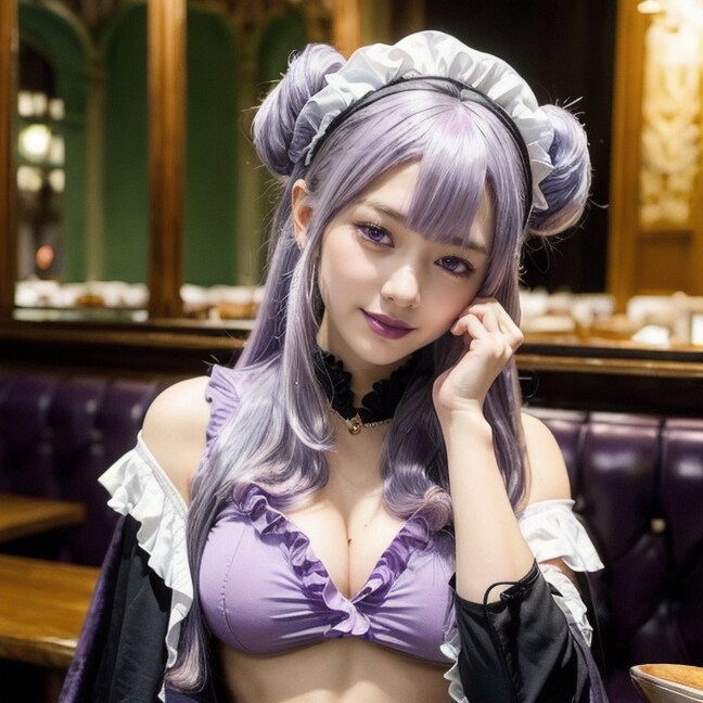 カフェの看板娘