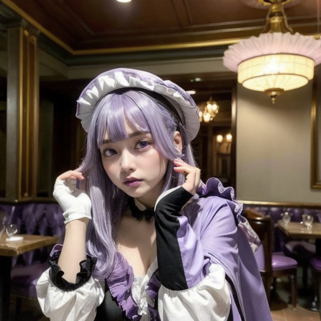 カフェの看板娘