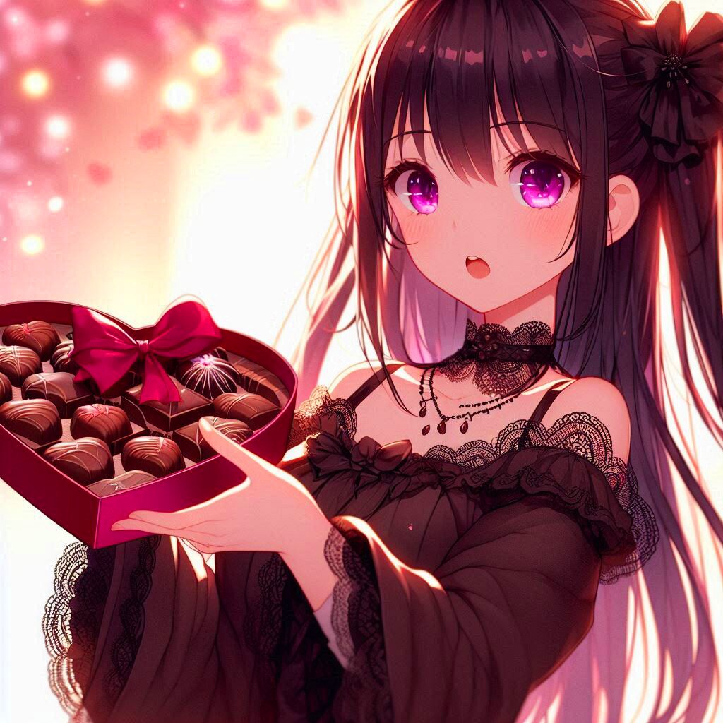 バレンタイン2025の、うちの子♥その2(3枚)