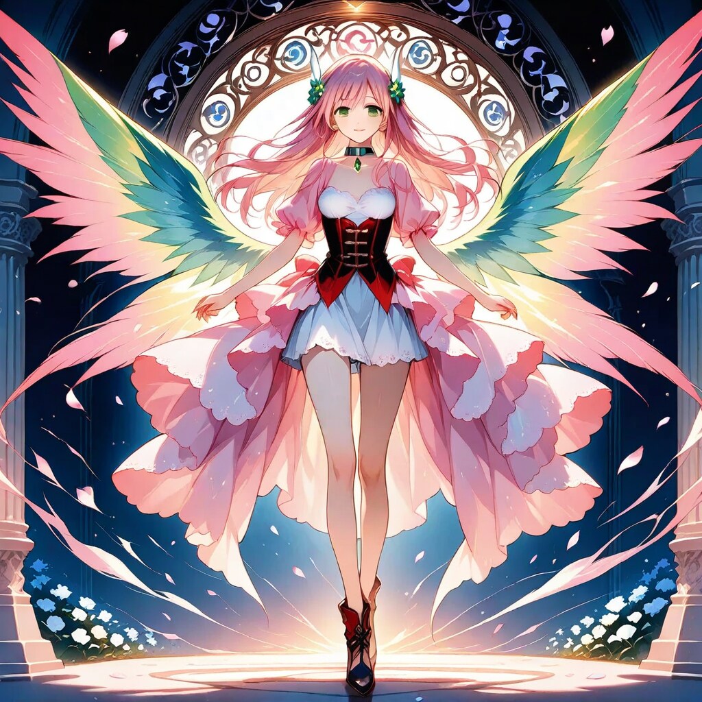 ピンクな魔法少女