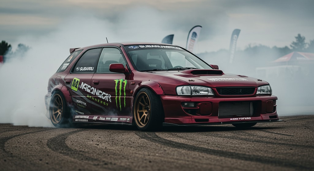 モンスターエナジーインプレッサスポーツワゴンのドリ車