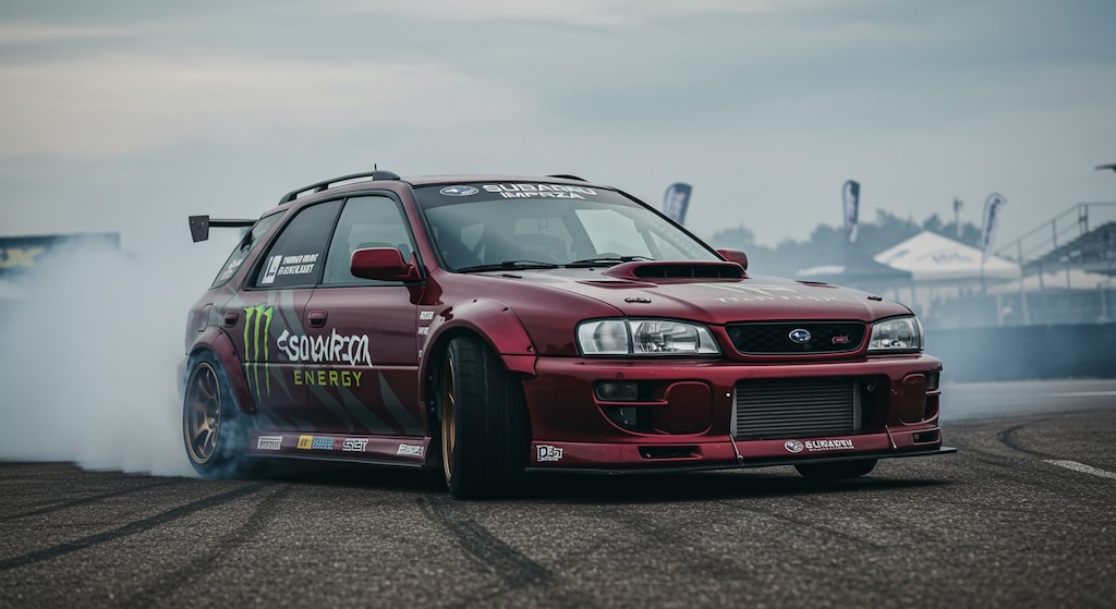 モンスターエナジーインプレッサスポーツワゴンのドリ車