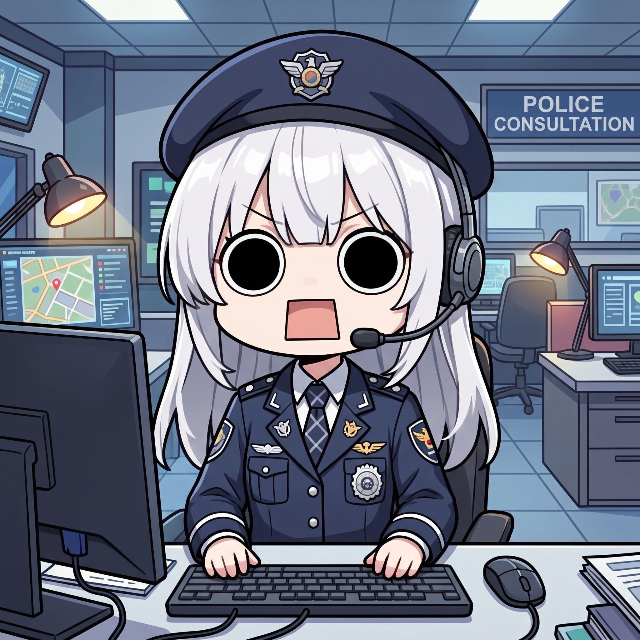 警察相談えらいこっちゃ嬢 | の人気AIイラスト・グラビア