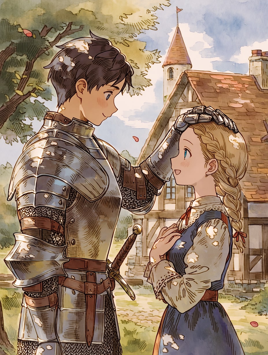騎士と村娘51 | の人気AIイラスト・グラビア