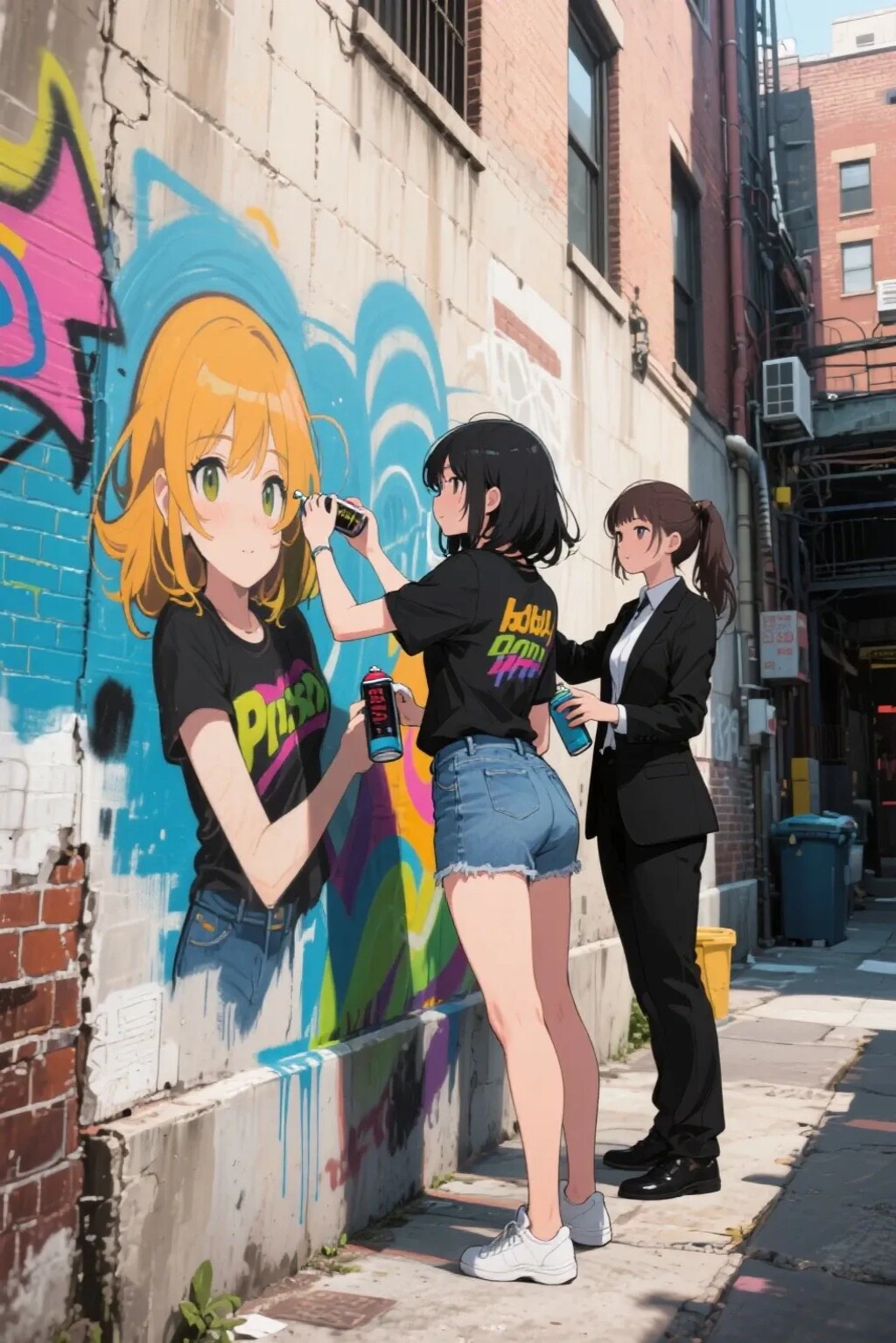 路地裏のアート