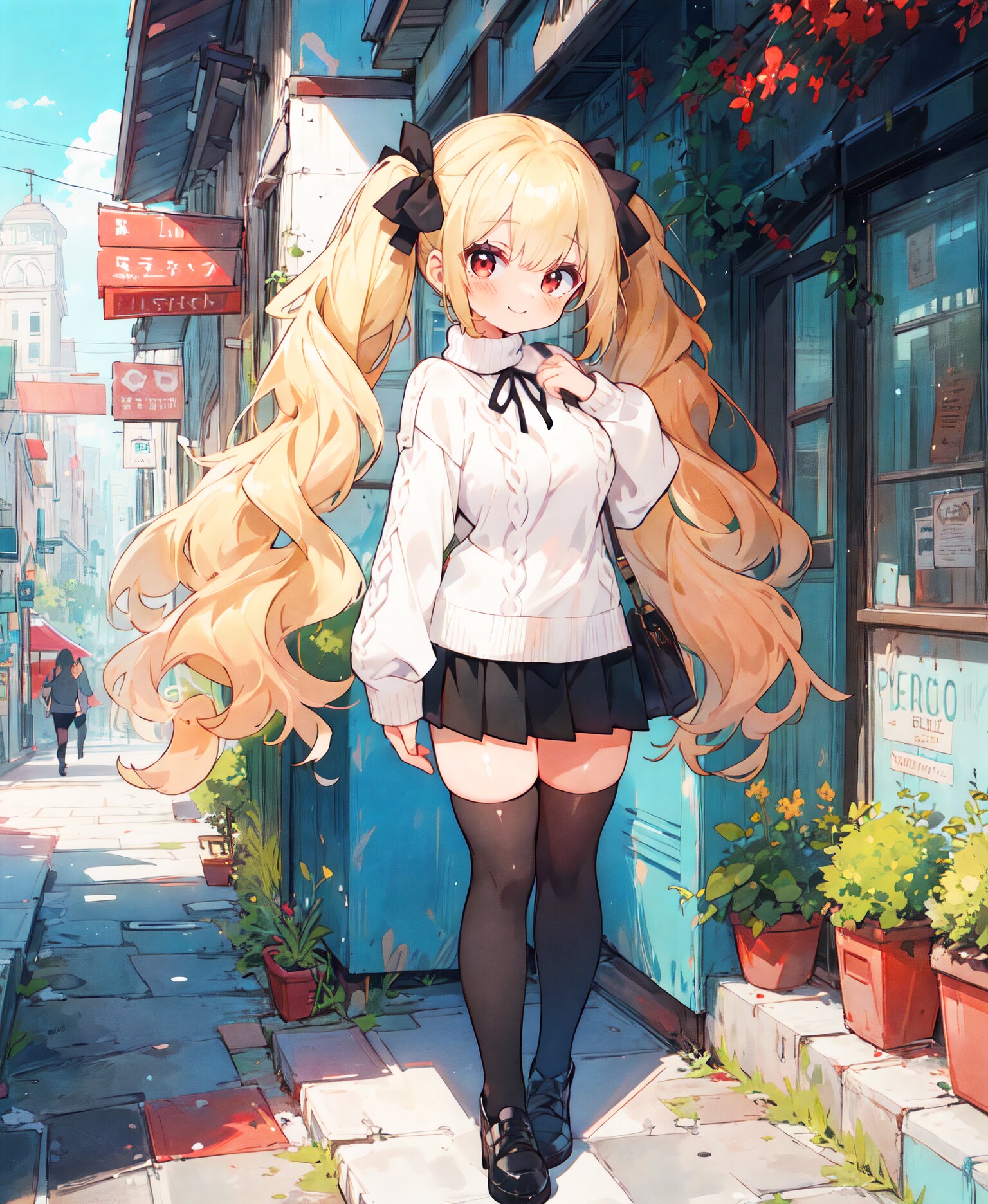 金髪ツインテちゃん
