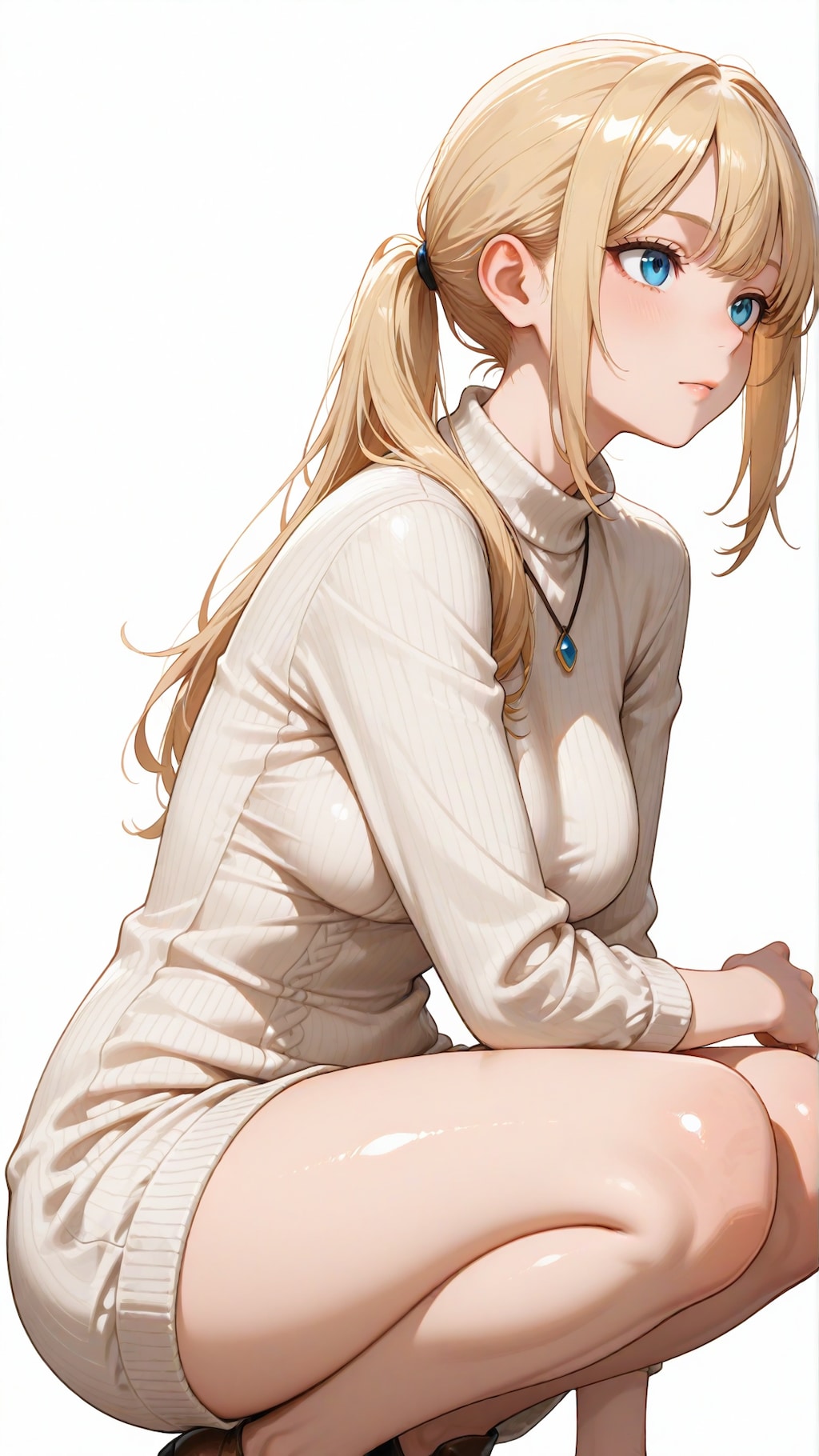 ロングニットセーター♡