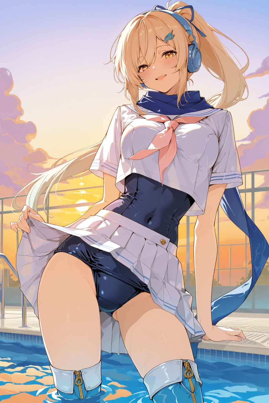 チラッと😆