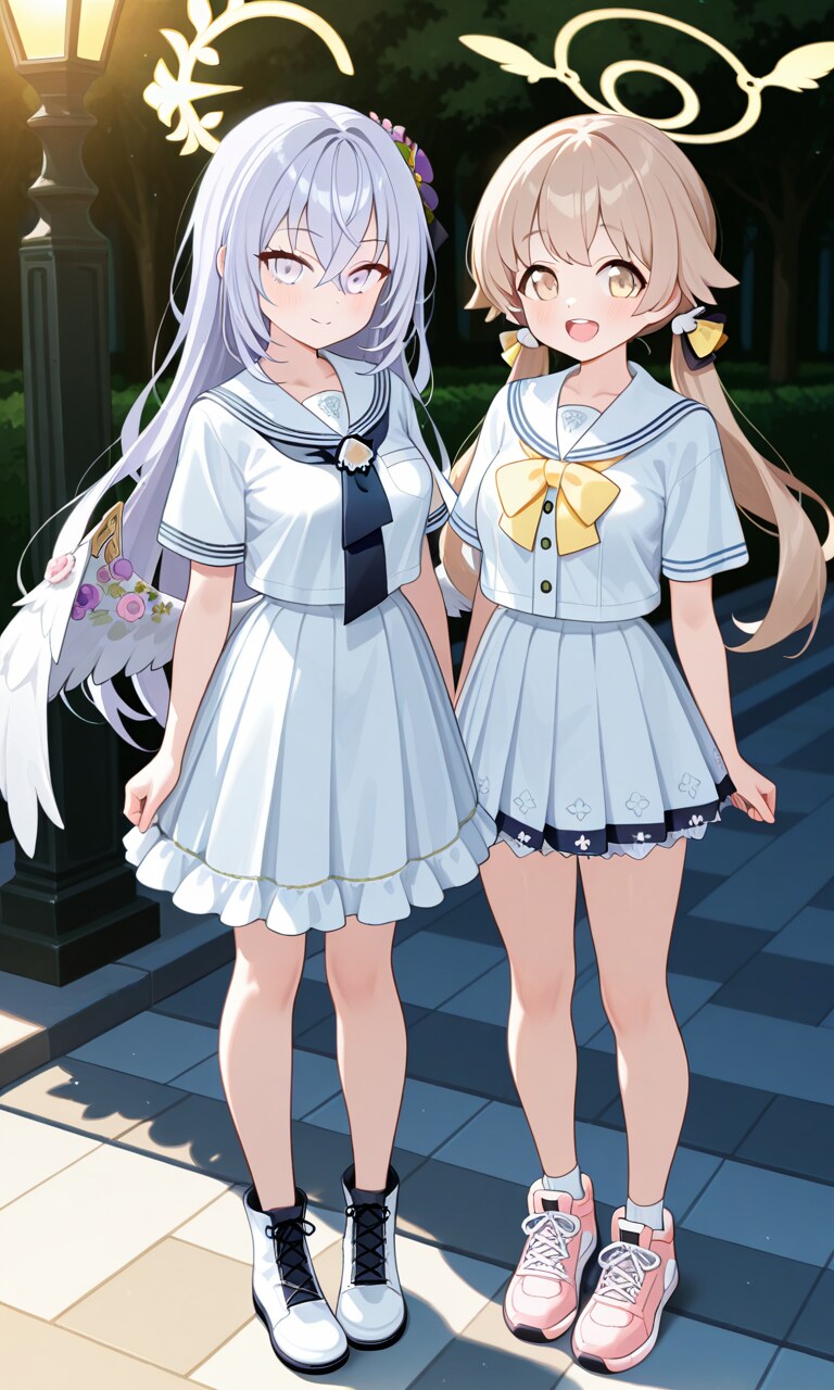 ヒフミとアズサ　夏私服4