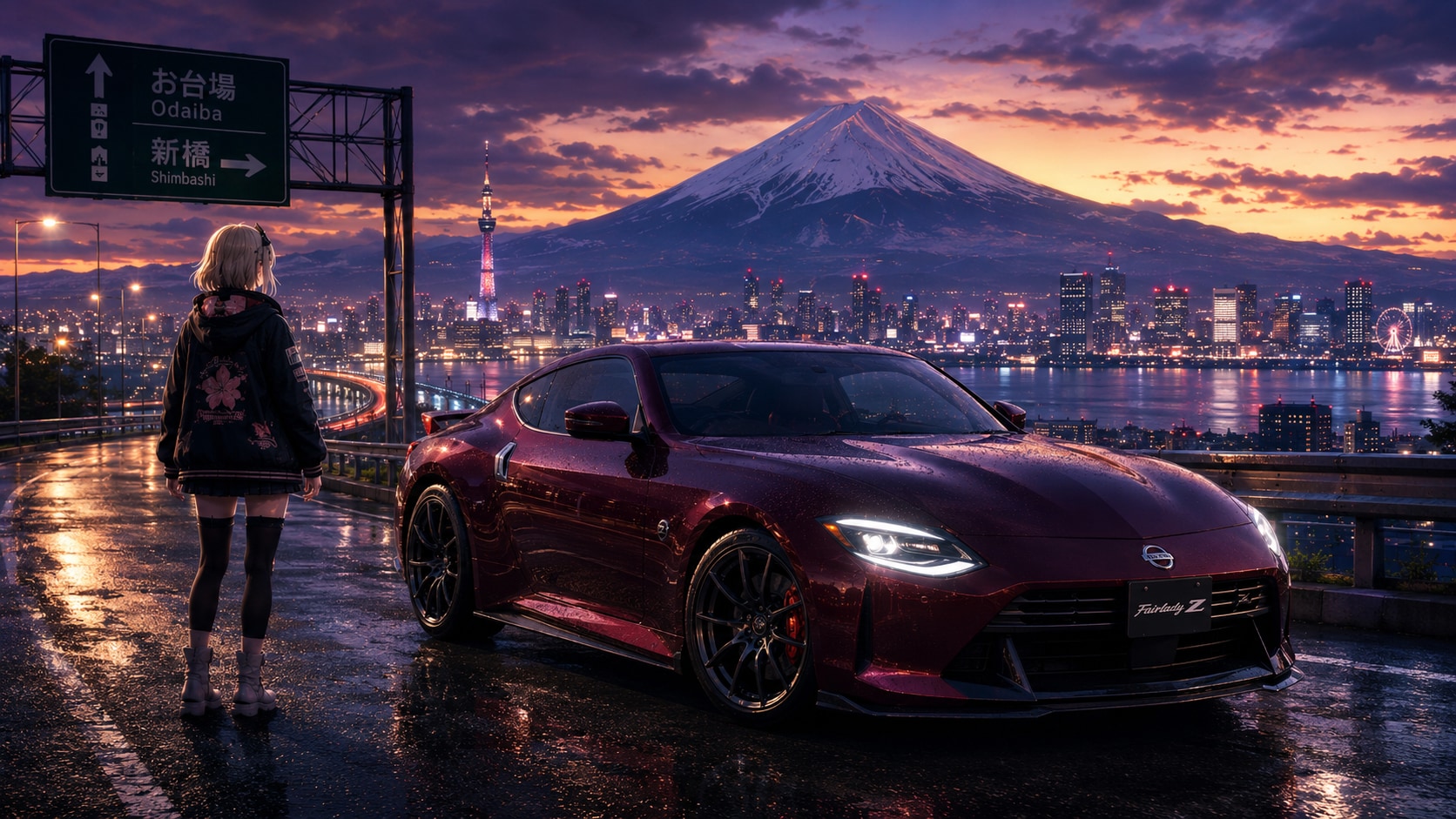 Wine Red Fairlady Z⭐The beginning and the difficulties