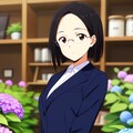 眼鏡さん　紫陽花 3枚目